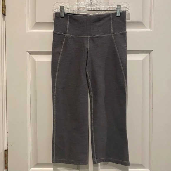 Lululemon Gather & Crow Crop *Denim Coal Fossil Slub Denim 16304 - Picture 6 of 15